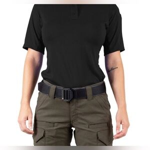 First Tactical Black Performance Polo Short Sleeve